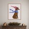 Windswept Fox by Fab Funky 23-in. W x 28-in. H. Canvas Wall Art Print Framed